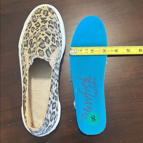 Blowfish Malibu Leopard Print Slip On Sneakers Women’s Size 8 - Picture 16 of 17